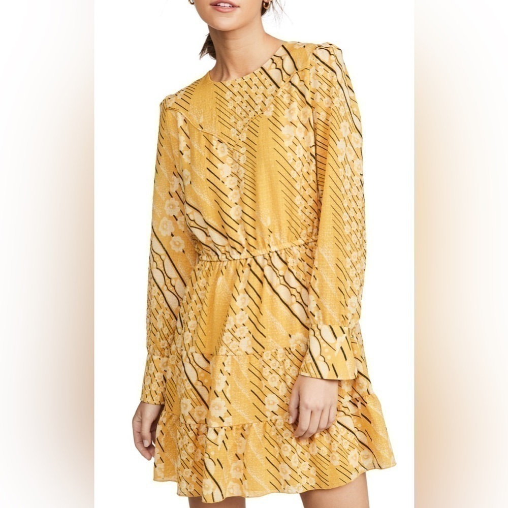 Ba&Sh Ophe Yellow Dress M